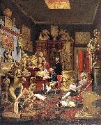Johann Zoffany Charles Towneley and friends in his library, china oil painting artist